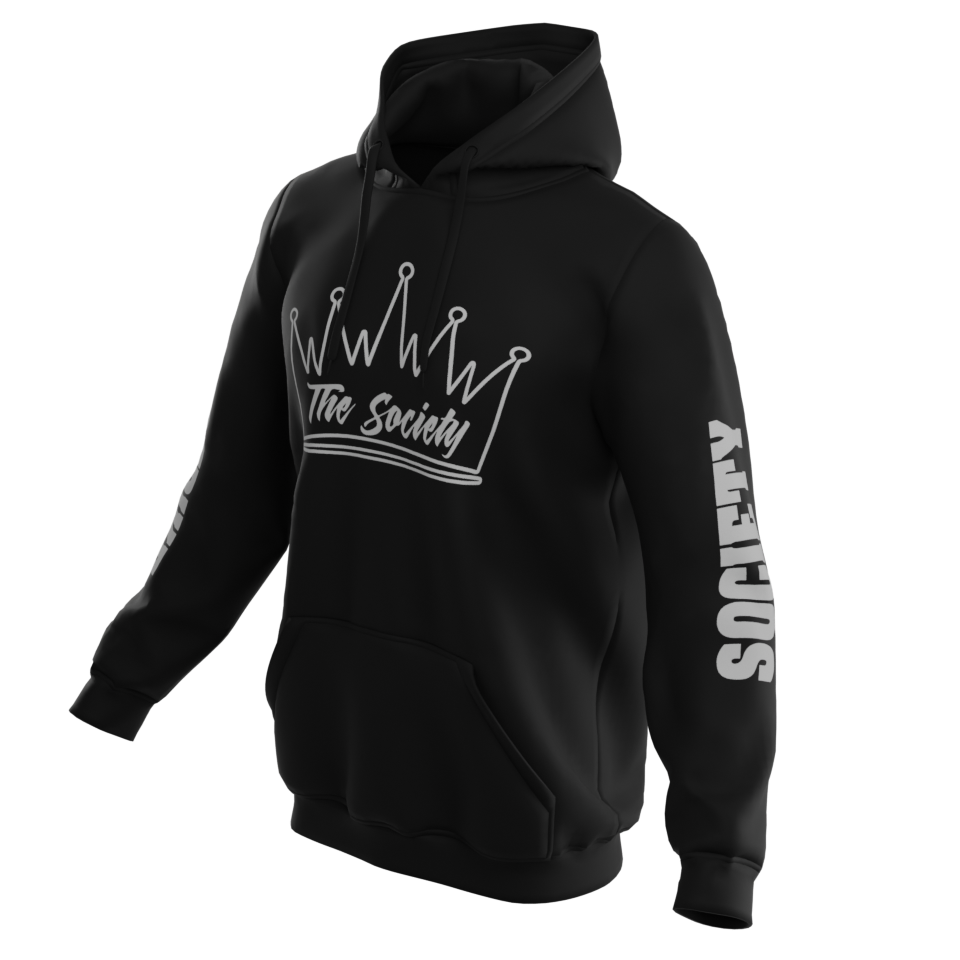 Crown Hustle (Hoodie) Grey Nardo